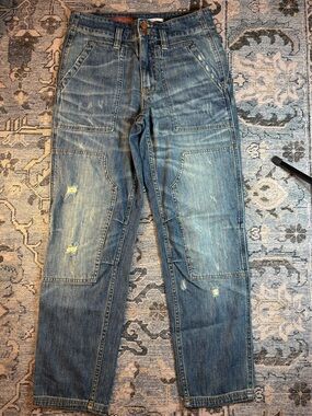 Pilcro Women’s Blue Washed Denim Jeans